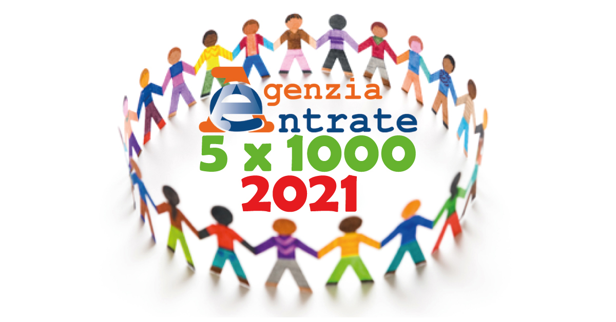 Banner 5 per mille 2021 Agenzia delle Entrate